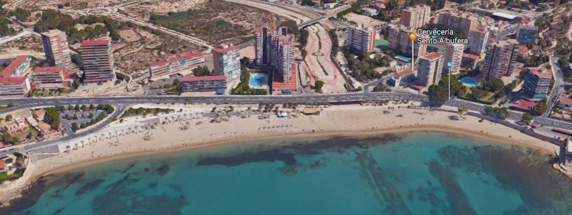 Apartamento En 1ª Linea Con Piscina Alicante Kültér fotó